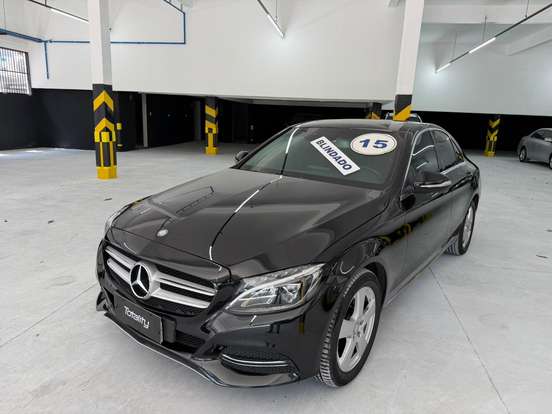 MERCEDES-BENZ-C 180-1.6 CGI AVANTGARDE 16V TURBO GASOLINA 4P AUTOMÁTICO MERCEDES-BENZ-C 180-2015