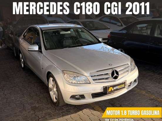 MERCEDES-BENZ-C 180-1.8 CGI CLASSIC 16V TURBO GASOLINA 4P AUTOMÁTICO MERCEDES-BENZ-C 180-2010