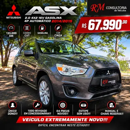 MITSUBISHI ASX 2.0 4X2 16V GASOLINA 4P AUTOMÁTICO