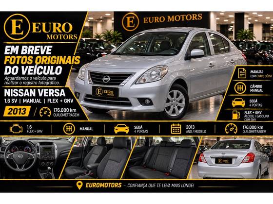 NISSAN VERSA 1.6 16V FLEX SV 4P MANUAL