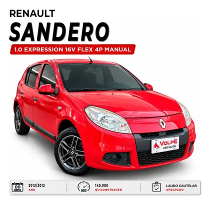 RENAULT SANDERO 1.0 EXPRESSION 16V FLEX 4P MANUAL