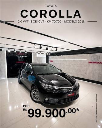 TOYOTA COROLLA 2.0 XEI 16V FLEX 4P AUTOMÁTICO