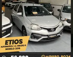 TOYOTA ETIOS 1.3 X 16V FLEX 4P AUTOMÁTICO TOYOTA ETIOS 1.3 X 16V FLEX 4P AUTOMÁTICO