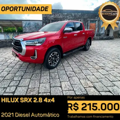 TOYOTA HILUX 2.8 D-4D TURBO DIESEL CD SRX 4X4 AUTOMÁTICO