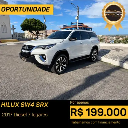 TOYOTA HILUX SW4 2.8 SRX 4X4 7 LUGARES 16V TURBO INTERCOOLER DIESEL 4P AUTOMÁTICO