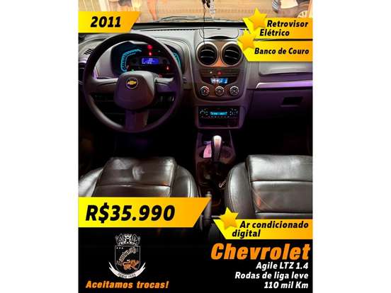CHEVROLET-AGILE-1.4 MPFI LTZ 8V FLEX 4P MANUAL CHEVROLET-AGILE-2010