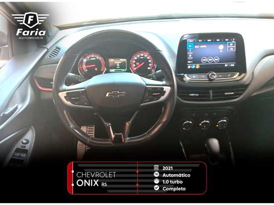 CHEVROLET-ONIX-1.0 TURBO FLEX RS AUTOMÁTICO CHEVROLET-ONIX-2020