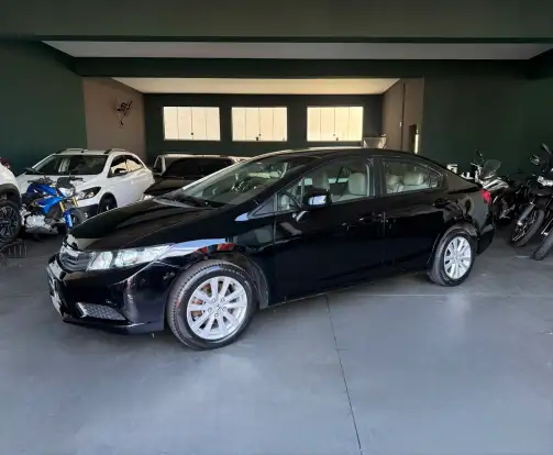 HONDA-CIVIC-1.8 LXS 16V FLEX 4P AUTOMÁTICO HONDA-CIVIC-2013