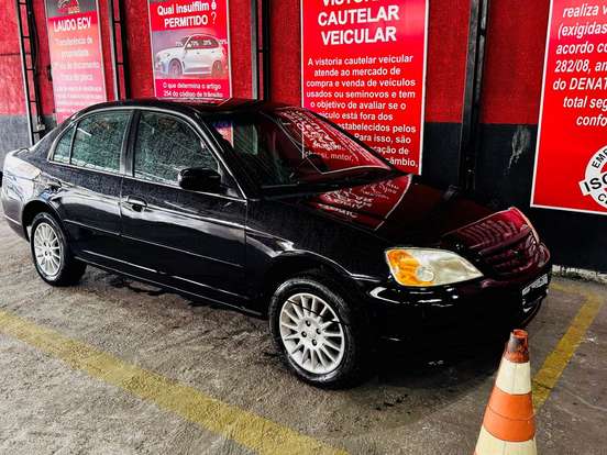 HONDA-CIVIC-1.7 EX 16V GASOLINA 4P AUTOMÁTICO HONDA-CIVIC-2003