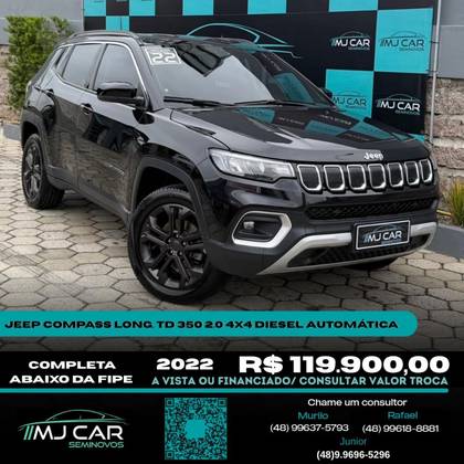 JEEP COMPASS 2.0 TD350 TURBO DIESEL TRAILHAWK AT9