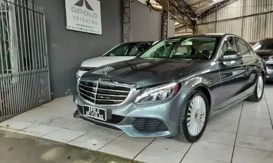 MERCEDES-BENZ-C 180-1.6 CGI EXCLUSIVE 16V TURBO GASOLINA 4P AUTOMÁTICO MERCEDES-BENZ-C 180-2017