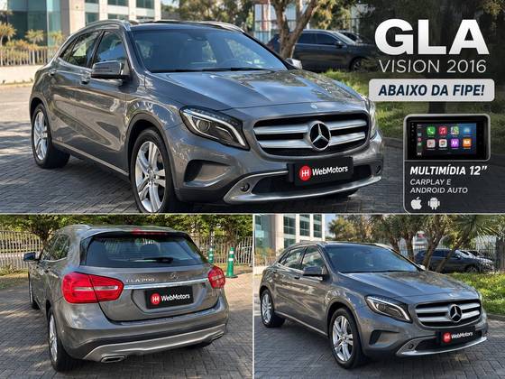 MERCEDES-BENZ GLA 200 1.6 CGI VISION 16V TURBO FLEX 4P AUTOMÁTICO