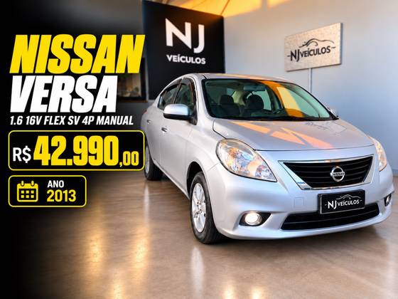 NISSAN VERSA 1.6 16V FLEX SV 4P MANUAL