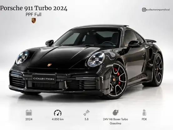 PORSCHE-911-3.8 24V H6 GASOLINA TURBO PDK PORSCHE-911-2023