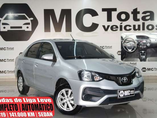 TOYOTA-ETIOS-1.5 X PLUS SEDAN 16V FLEX 4P AUTOMÁTICO TOYOTA-ETIOS-2019