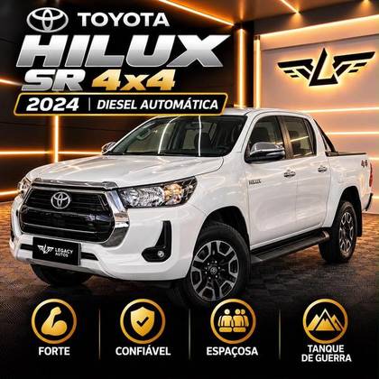 TOYOTA HILUX 2.8 D-4D TURBO DIESEL CD SR 4X4 AUTOMÁTICO