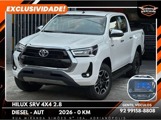 TOYOTA-HILUX-2.8 D-4D TURBO DIESEL CD SRV 4X4 AUTOMÁTICO TOYOTA-HILUX-2026