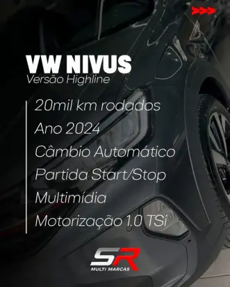 VOLKSWAGEN-NIVUS-1.0 200 TSI TOTAL FLEX HIGHLINE AUTOMÁTICO VOLKSWAGEN-NIVUS-2024