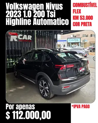 VOLKSWAGEN-NIVUS-1.0 200 TSI TOTAL FLEX HIGHLINE AUTOMÁTICO VOLKSWAGEN-NIVUS-2023