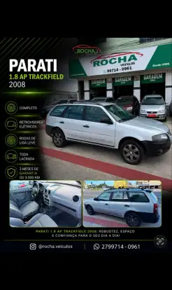 VOLKSWAGEN-PARATI-1.8 MI TRACK & FIELD 8V FLEX 4P MANUAL G.IV VOLKSWAGEN-PARATI-2007
