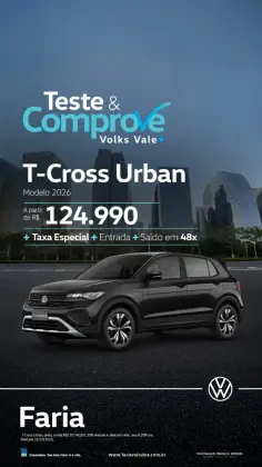 VOLKSWAGEN T-CROSS 1.0 200 TSI TOTAL FLEX SENSE AUTOMÁTICO