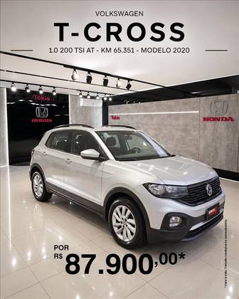 VOLKSWAGEN T-CROSS 1.0 200 TSI TOTAL FLEX AUTOMÁTICO