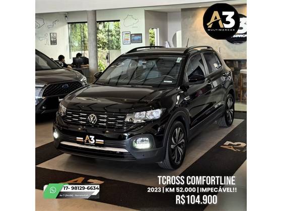 VOLKSWAGEN T-CROSS 1.0 200 TSI TOTAL FLEX COMFORTLINE AUTOMÁTICO