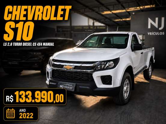 CHEVROLET-S10-2.8 16V TURBO DIESEL LS CS 4X4 MANUAL CHEVROLET-S10-2022