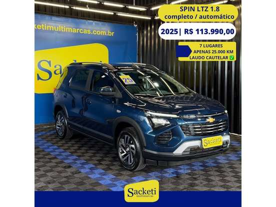CHEVROLET-SPIN-1.8 LTZ 8V FLEX 4P AUTOMÁTICO CHEVROLET-SPIN-2024