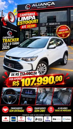 CHEVROLET TRACKER 1.0 TURBO FLEX LTZ AUTOMÁTICO