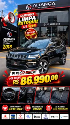 JEEP COMPASS 2.0 16V FLEX LONGITUDE AUTOMÁTICO