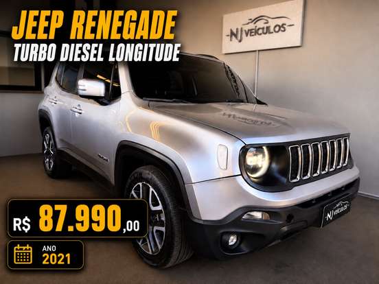 JEEP-RENEGADE-2.0 16V TURBO DIESEL LONGITUDE 4P 4X4 AUTOMÁTICO JEEP-RENEGADE-2021