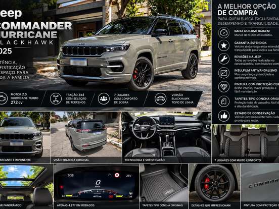 JEEP-COMMANDER-2.0 HURRICANE 4 TURBO GASOLINA BLACKHAWK AT9 JEEP-COMMANDER-2024