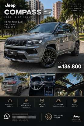 JEEP-COMPASS-1.3 T270 TURBO FLEX S AT6 JEEP-COMPASS-2022