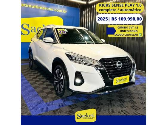 NISSAN KICKS PLAY 1.6 16V FLEXSTART SENSE XTRONIC