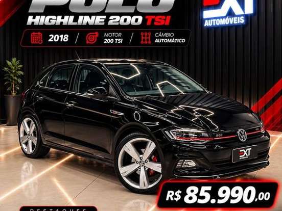 VOLKSWAGEN-POLO-1.0 200 TSI COMFORTLINE AUTOMÁTICO VOLKSWAGEN-POLO-2018