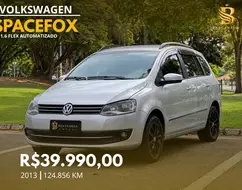 VOLKSWAGEN SPACEFOX 1.6 MI SPORTLINE 8V FLEX 4P AUTOMATIZADO VOLKSWAGEN SPACEFOX 1.6 MI SPORTLINE 8V FLEX 4P AUTOMATIZADO