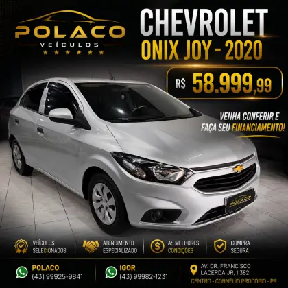CHEVROLET ONIX 1.0 MPFI JOY 8V FLEX 4P MANUAL
