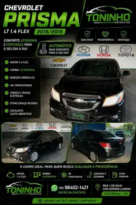 CHEVROLET-PRISMA-1.4 MPFI LT 8V FLEX 4P AUTOMÁTICO CHEVROLET-PRISMA-2014