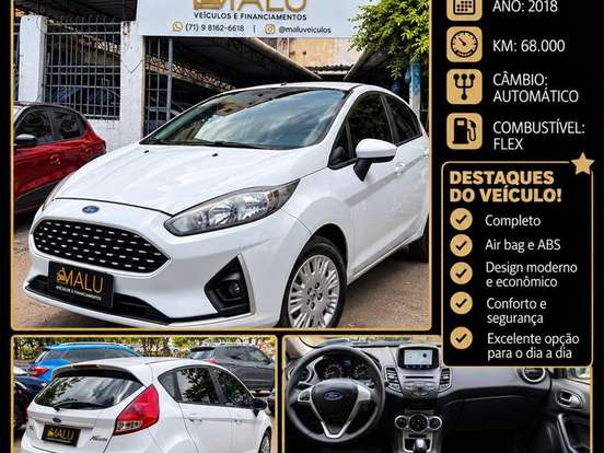 FORD-FIESTA-1.6 TI-VCT FLEX SE PLUS POWERSHIFT FORD-FIESTA-2018