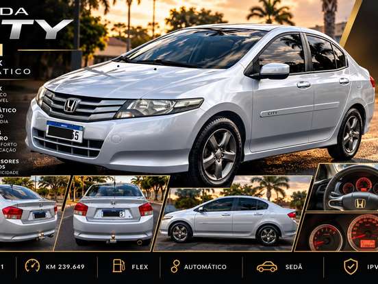 HONDA-CITY-1.5 DX 16V FLEX 4P AUTOMÁTICO HONDA-CITY-2011