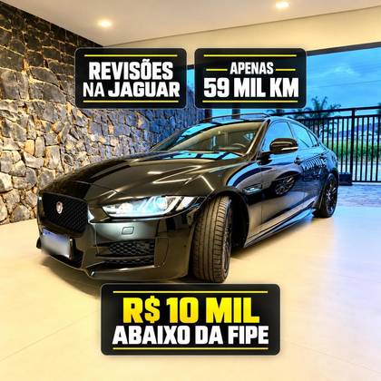 JAGUAR XE 2.0 16V INGENIUM P250 GASOLINA R-SPORT 4P AUTOMÁTICO