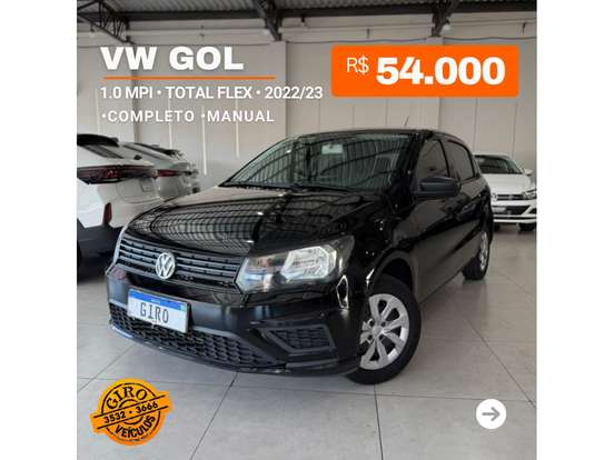 VOLKSWAGEN-GOL-1.0 12V MPI TOTALFLEX 4P MANUAL VOLKSWAGEN-GOL-2022