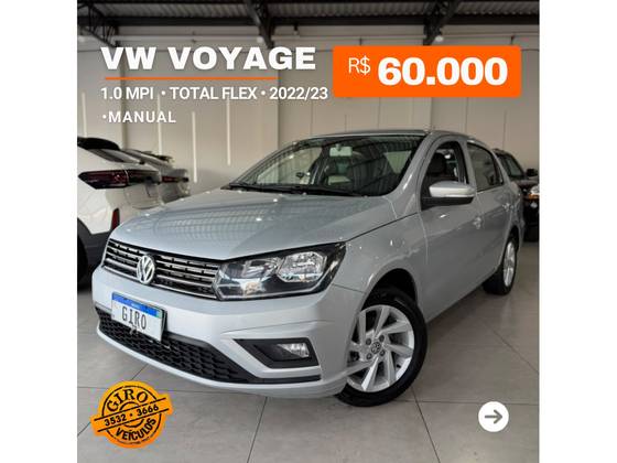 VOLKSWAGEN VOYAGE 1.0 12V MPI TOTALFLEX 4P MANUAL