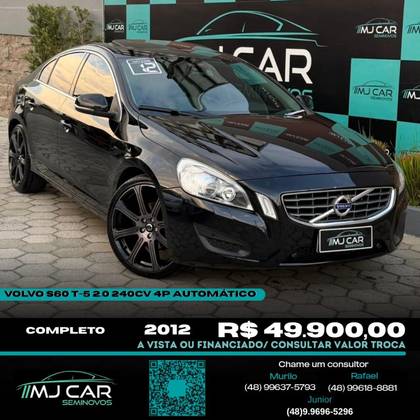 VOLVO S60 2.0 T5 COMFORT GASOLINA 4P AUTOMÁTICO