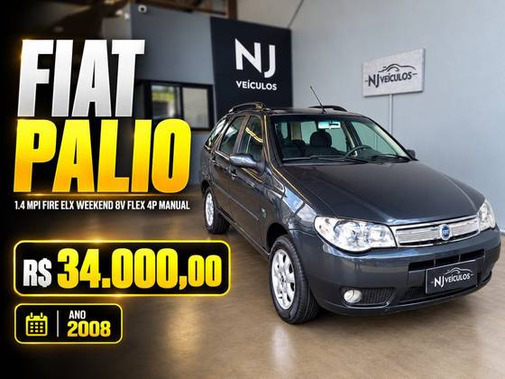 FIAT PALIO 1.4 MPI FIRE ELX WEEKEND 8V FLEX 4P MANUAL