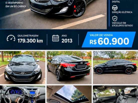 HYUNDAI-ELANTRA-2.0 GLS 16V FLEX 4P AUTOMÁTICO HYUNDAI-ELANTRA-2012