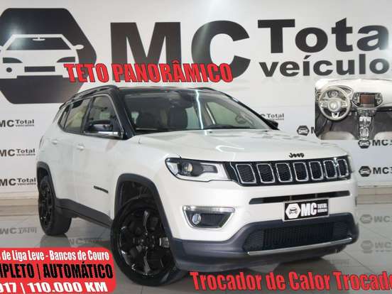 JEEP-COMPASS-2.0 16V FLEX LIMITED AUTOMÁTICO JEEP-COMPASS-2017