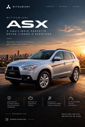 MITSUBISHI ASX 2.0 4X2 16V GASOLINA 4P AUTOMÁTICO
