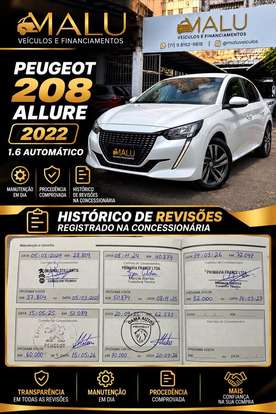 PEUGEOT-208-1.6 16V FLEX ALLURE AT6 PEUGEOT-208-2021